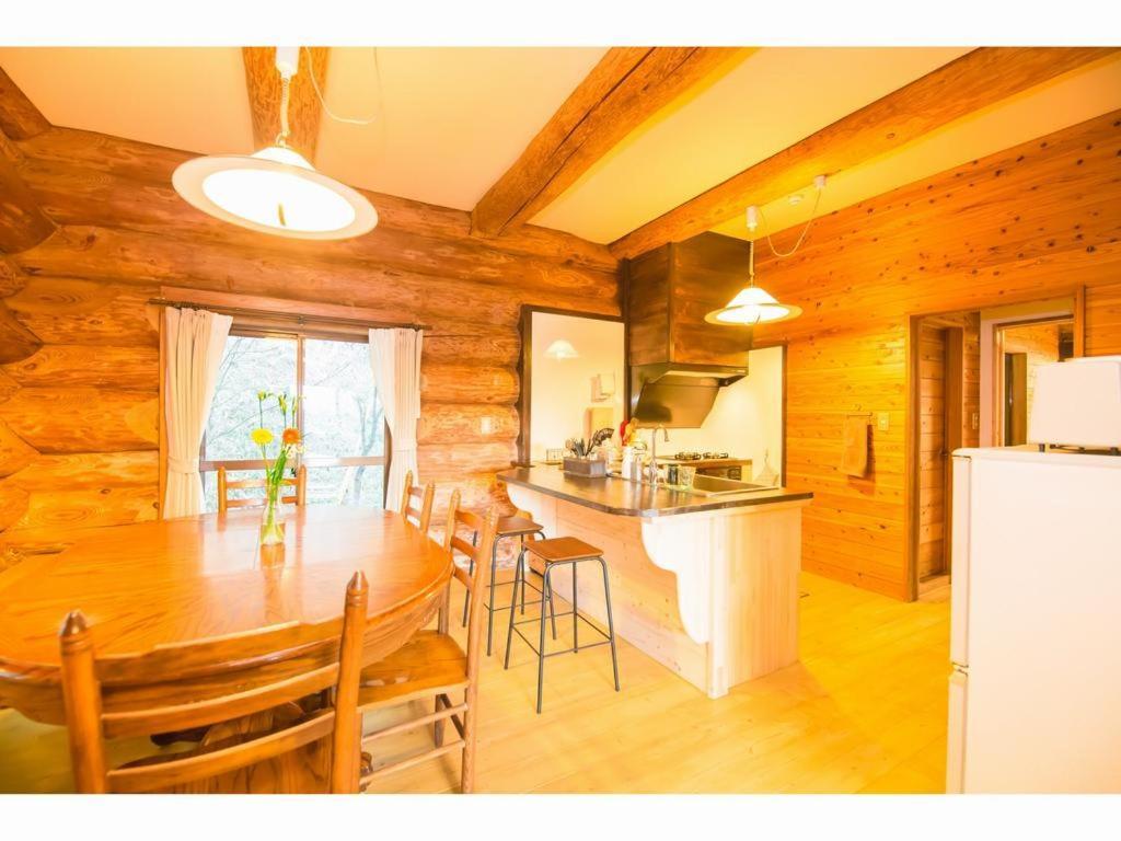 Yufuin Log House No Yado Tom Sawyer酒店 外观 照片