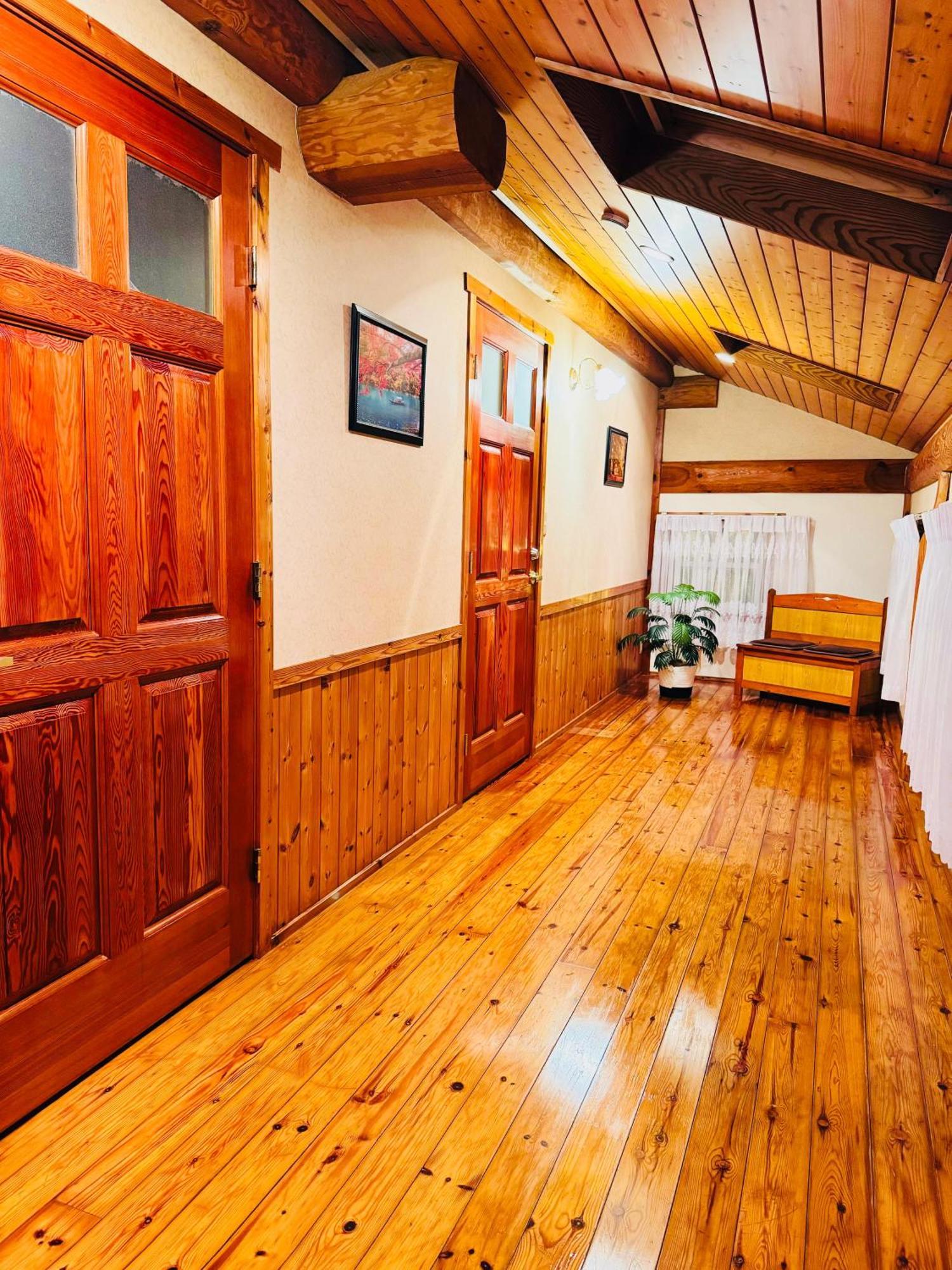 Yufuin Log House No Yado Tom Sawyer酒店 外观 照片