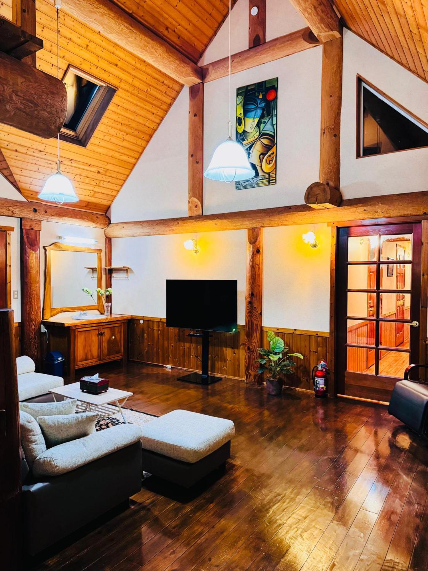 Yufuin Log House No Yado Tom Sawyer酒店 外观 照片