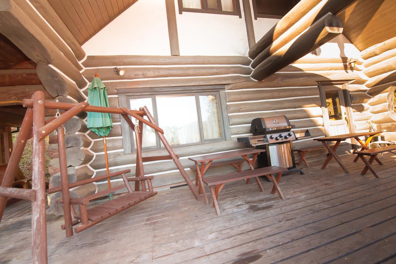 Yufuin Log House No Yado Tom Sawyer酒店 外观 照片