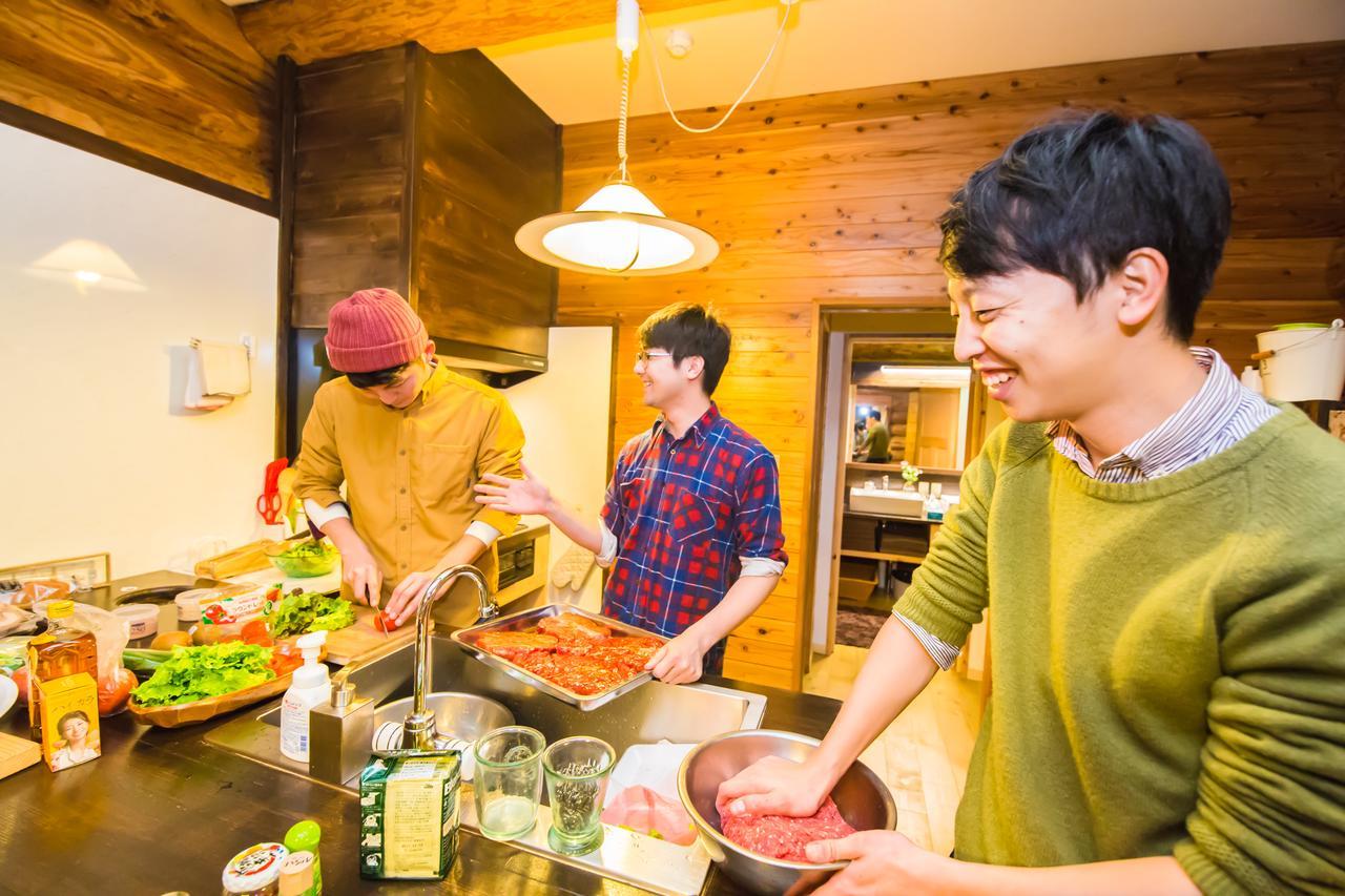 Yufuin Log House No Yado Tom Sawyer酒店 外观 照片