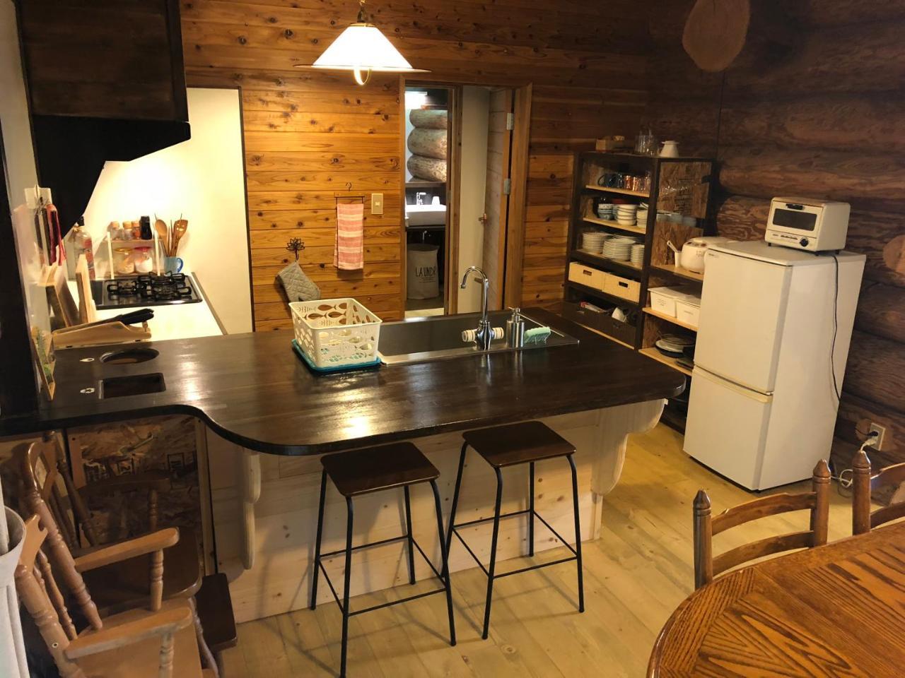 Yufuin Log House No Yado Tom Sawyer酒店 外观 照片